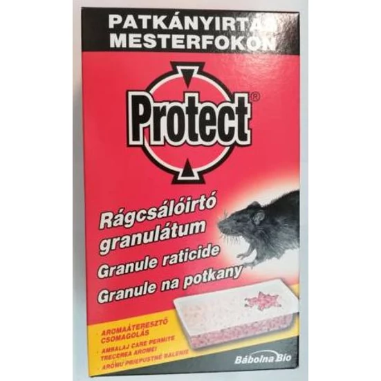 Rágcsálóirtó gran. /Protect/  2*75 gr piros